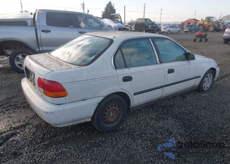 1997 Honda Civic Lx z USA, uszkodzony, nr VIN JHMEJ6579VS021726